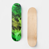 Grüner Rauch Skateboard (Vorderseite)