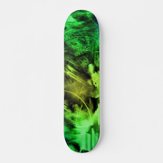 Grüner Rauch Skateboard (Vorne)