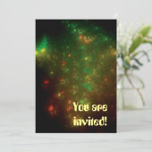 Grüner Raum Einladung (Stehend Vorderseite)