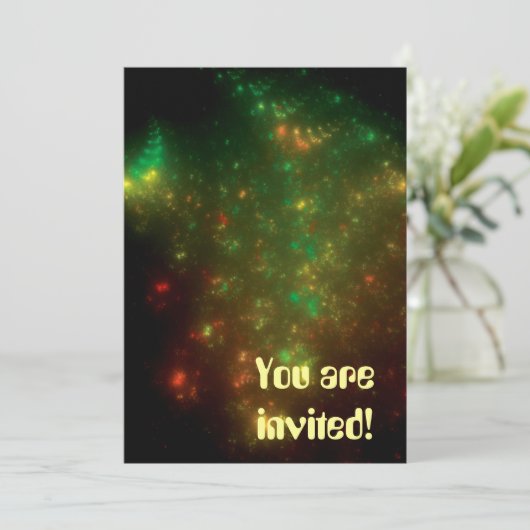 Grüner Raum Einladung (Stehend Vorderseite)