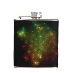 Grüner Raum Flachmann