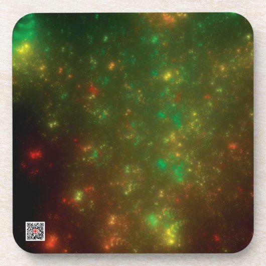 Grüner Raum Getränkeuntersetzer (Vorderseite)