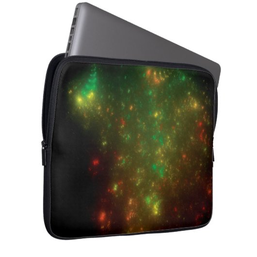 Grüner Raum Laptopschutzhülle (Vorne Rechts)