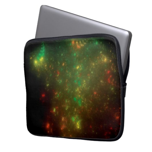 Grüner Raum Laptopschutzhülle (Vorderseite Links)