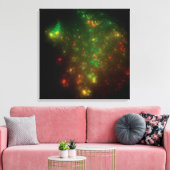 Grüner Raum Leinwanddruck (Insitu (Wohnzimmer))