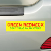 GRÜNER REDNECK AUTOAUFKLEBER (Auf Auto)