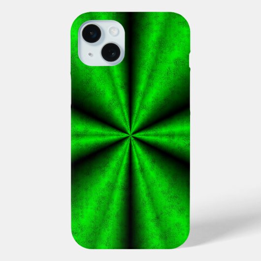 Grüner Regenbogen in Elephant Skin Leather Optik Case-Mate iPhone Hülle (Rückseite)