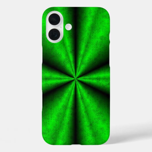 Grüner Regenbogen in Elephant Skin Leather Optik Case-Mate iPhone Hülle (Rückseite)