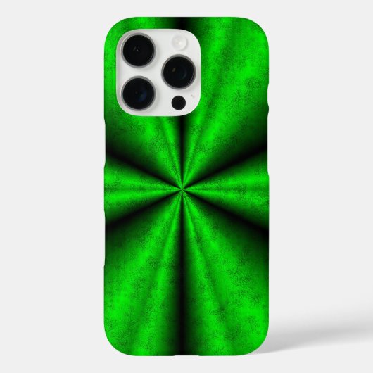 Grüner Regenbogen in Elephant Skin Leather Optik Case-Mate iPhone Hülle (Rückseite)