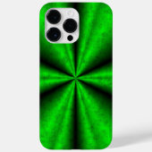 Grüner Regenbogen in Elephant Skin Leather Optik Case-Mate iPhone Hülle (Rückseite)