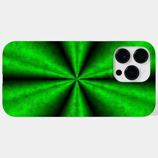 Grüner Regenbogen in Elephant Skin Leather Optik Case-Mate iPhone Hülle (Rückseite (Horizontal))