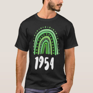 Grüner Regenbogen Jahr der Geburt 1954 T-Shirt