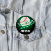 Grüner Retro-Baseball-Stil Button (Beispiel)