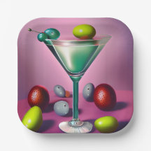 Grüner Retro Martini