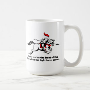 Grüner Ritter Lustiger Becher Kaffeetasse