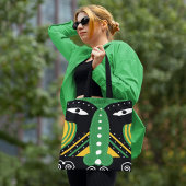 Grüner ritueller Stamm Tasche