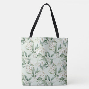 Grüner Röhreneukalyptus Tasche