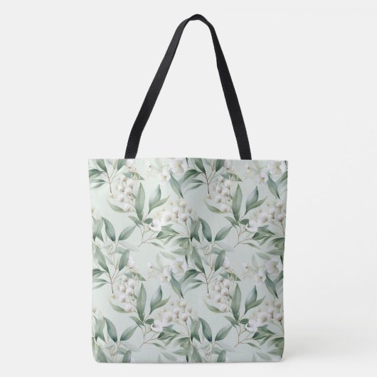 Grüner Röhreneukalyptus Tasche (Vorderseite)