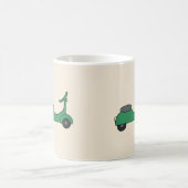 Grüner Roller Kaffeetasse (Mittel)