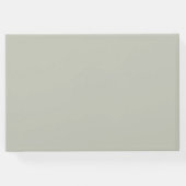 Grüner, romantischer Rose-Kranz Gästebuch (Rückseite)