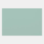 Grüner rosa Weihnachtskranz Geschenkpapier Set (Vorderseite 2)