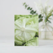 Grüner Salat Postkarte (Stehend Vorderseite)