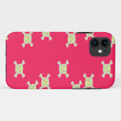 grüner Schädel Case-Mate iPhone Hülle (Rückseite (Horizontal))