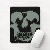 Grüner Schädel Mousepad (Mit Mouse)