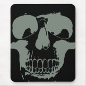 Grüner Schädel Mousepad (Vorne)