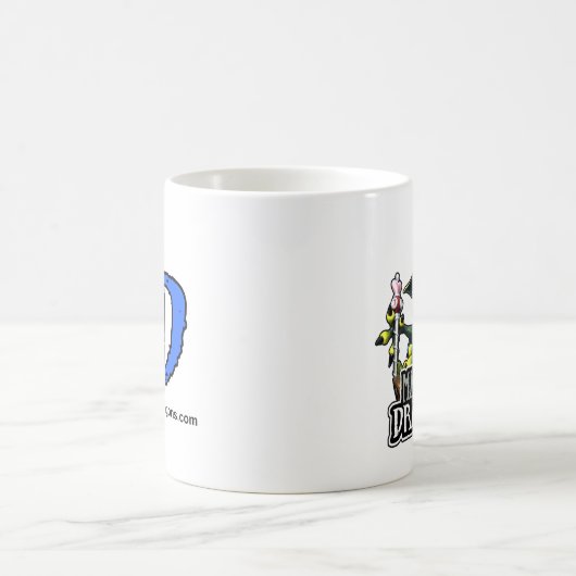 Grüner Schatz-Drache 11oz MD. Tasse (Mittel)