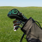 Grüner Schlangen-Drachen-Entwurf | Luxus Golf Headcover (In SItu)