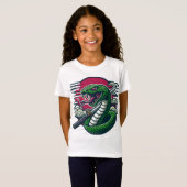 Grüner SchlangenT - Shirt (Vorne ganz)