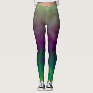 Grüner Schleier Leggings