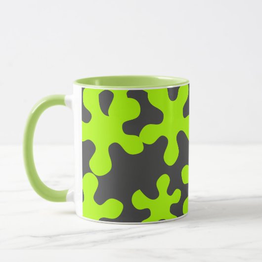 Grüner Schleimkaffee, Graukaffee Tasse (Links)