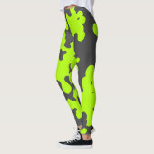 Grüner Schleimkohlespass Leggings (Links)