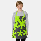 Grüner Schleimkohlespass Schürze (Getragen)