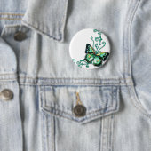 grüner Schmetterling Button (Beispiel)