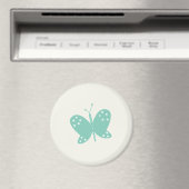 Grüner Schmetterlingsmagnet Magnet (In Situ (Geschirrspüler))