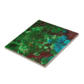 Grüner Schnabelschwanz Fliese (Seite)