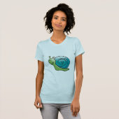Grüner Schnecke-Shirt-, Sweatshirt-oder T-Shirt (Vorne ganz)