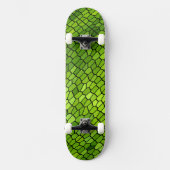 Grüner Schnittglas-Look Skateboard (Vorderseite)