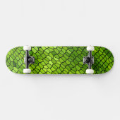 Grüner Schnittglas-Look Skateboard (Horizontal)