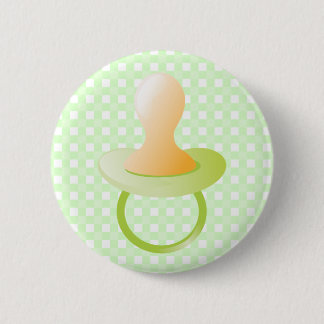 Grüner Schnuller Button