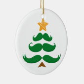 Grüner Schnurrbartbaum Keramik Ornament (Rechts)