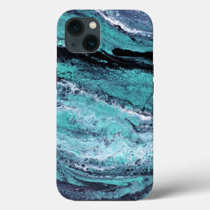 Grüner Schwarzer Swirl Case-Mate iPhone Hülle