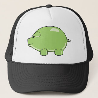 Grüner Schwein-Hut Truckerkappe