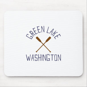 Grüner See Washington Outdoors Vintage  Mousepad