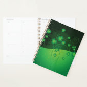 Grüner Shamrock-Klee St. Patrick’s Day Glück Planer (Anzeige)