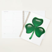 Grüner Shamrock-Kleeblatt Planer (Anzeige)
