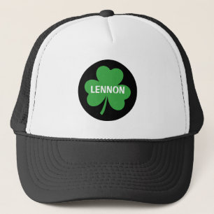 Grüner Shamrock-Name Truckerkappe